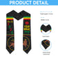 Personalized Ethiopia 1897-1974 Graduation Stole With Coat Of Arms