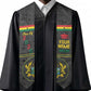 Personalized Ghana Graduation Stole With Coat Of Arms