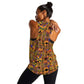 Personalized Kente African Pattern Women Racerback Tank - African Pride