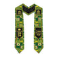 Personalized Kente Pattern Graduation Stole