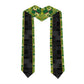 Personalized Kente Pattern Graduation Stole