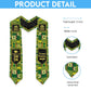 Personalized Kente Pattern Graduation Stole