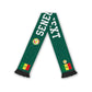 Personalized Senegal Football Soccer Scarf Traditional Senegalese Fabric Sporty Style