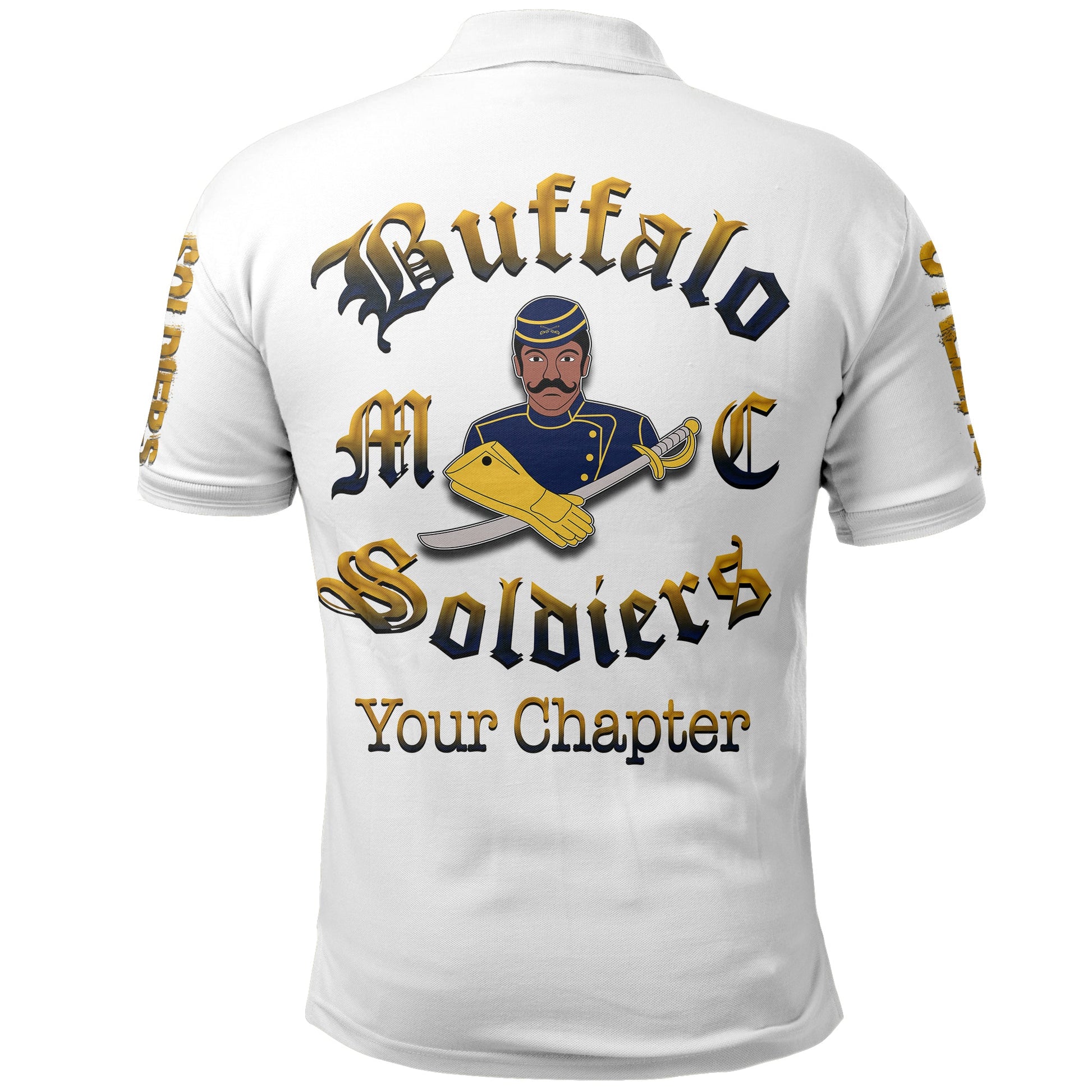 Custom Buffalo Soldiers Polo Shirt History  - African Pride