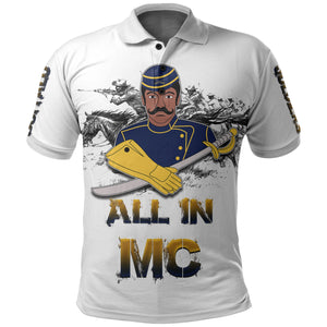 Custom Buffalo Soldiers Polo Shirt History  - African Pride