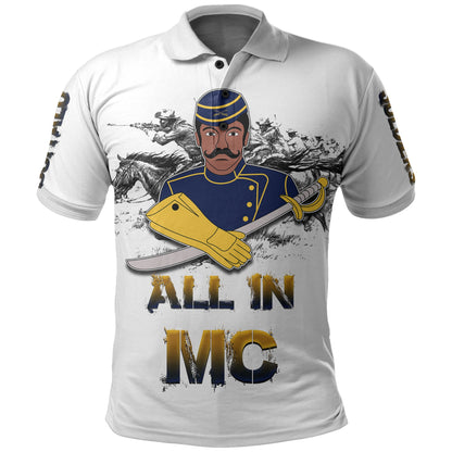 Custom Buffalo Soldiers Polo Shirt History  - African Pride