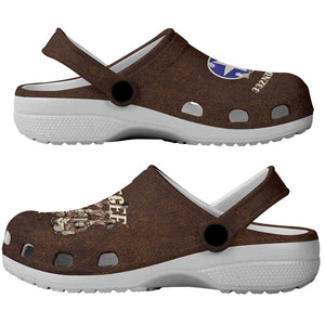 Remembering the Red Tail Heroes Clogs Shoes Tuskegee Airmen Legacy Retro Style - African Pride