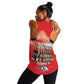Remembering the Red Tail Heroes Women Racerback Tank Tuskegee Airmen Legacy - Red - African Pride