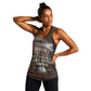 Remembering the Red Tail Heroes Women Racerback Tank Tuskegee Airmen Legacy Retro Style - African Pride