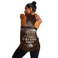 Remembering the Red Tail Heroes Women Racerback Tank Tuskegee Airmen Legacy Retro Style - African Pride