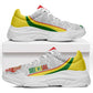 Senegal 2026 Football Chunky Sneakers Go Lions African Pattern Curve Stylized - African Pride