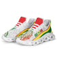 Senegal 2026 Football Clunky Sneakers Go Lions African Pattern Curve Stylized - African Pride