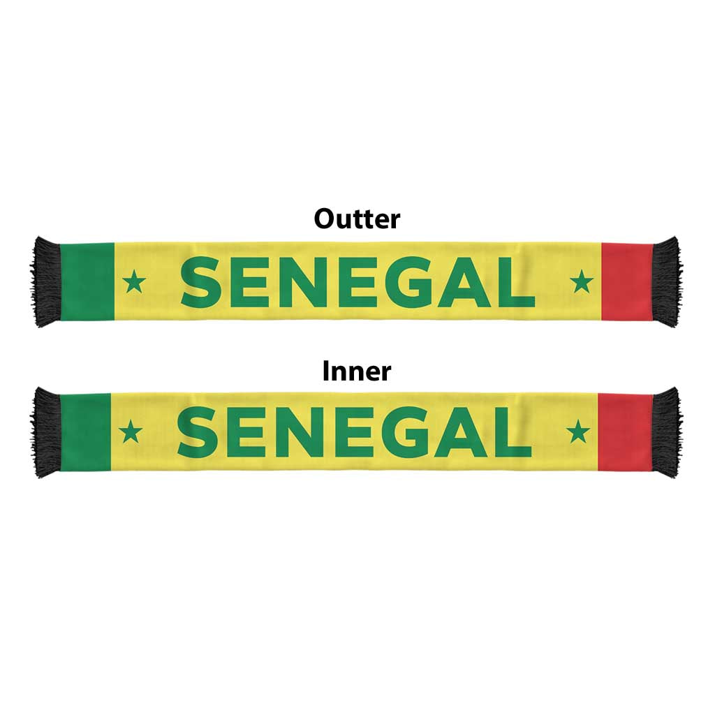 Senegal Football 2026 Soccer Scarf Flag Style
