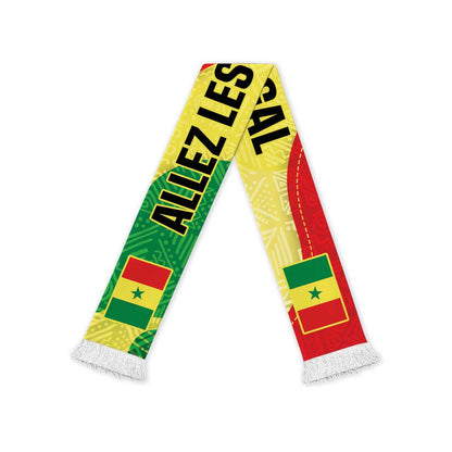 Senegal Kappu Adduna Soccer Scarf Teranga Textile Edition