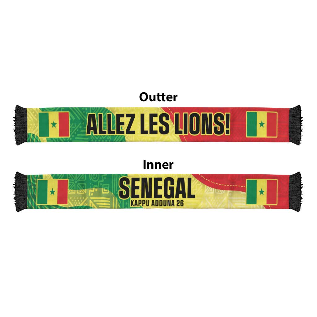 Senegal Kappu Adduna Soccer Scarf Teranga Textile Edition