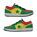 Senegal Low Sneakers Classic National Flag Style - African Pride