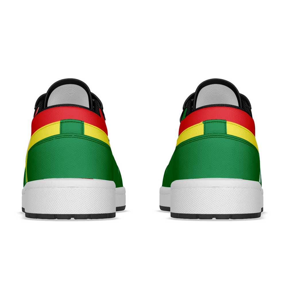 Senegal Low Sneakers Classic National Flag Style - African Pride