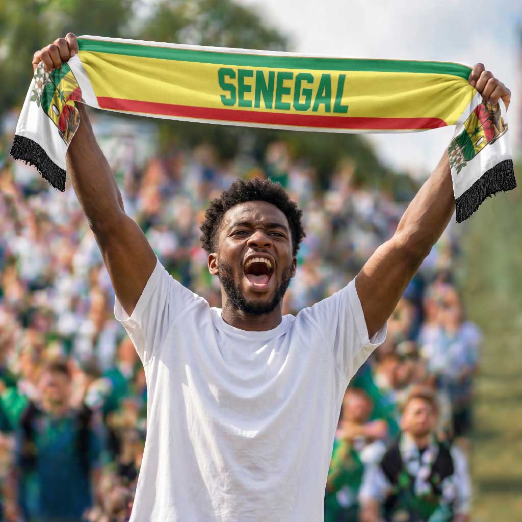 Senegal World Football 2026 Soccer Scarf Pride Runs In Our Blood