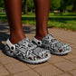 Snake African Skin Animals Pattern Clogs Shoes - African Pride