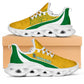 South Africa 2026 Football Clunky Sneakers Bafana Bafana Kente Curve Stylized - African Pride