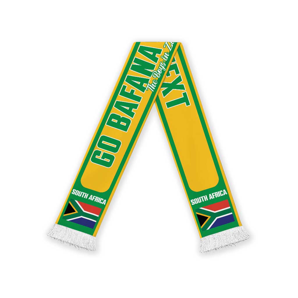 South Africa 2026 Soccer Personalized Soccer Scarf Go Bafana Bafana
