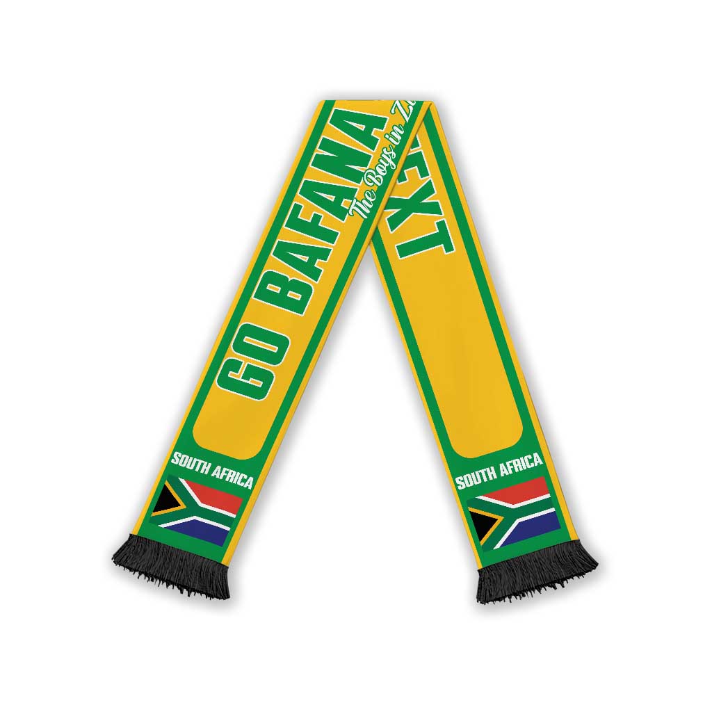 South Africa 2026 Soccer Personalized Soccer Scarf Go Bafana Bafana
