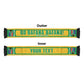 South Africa 2026 Soccer Personalized Soccer Scarf Go Bafana Bafana