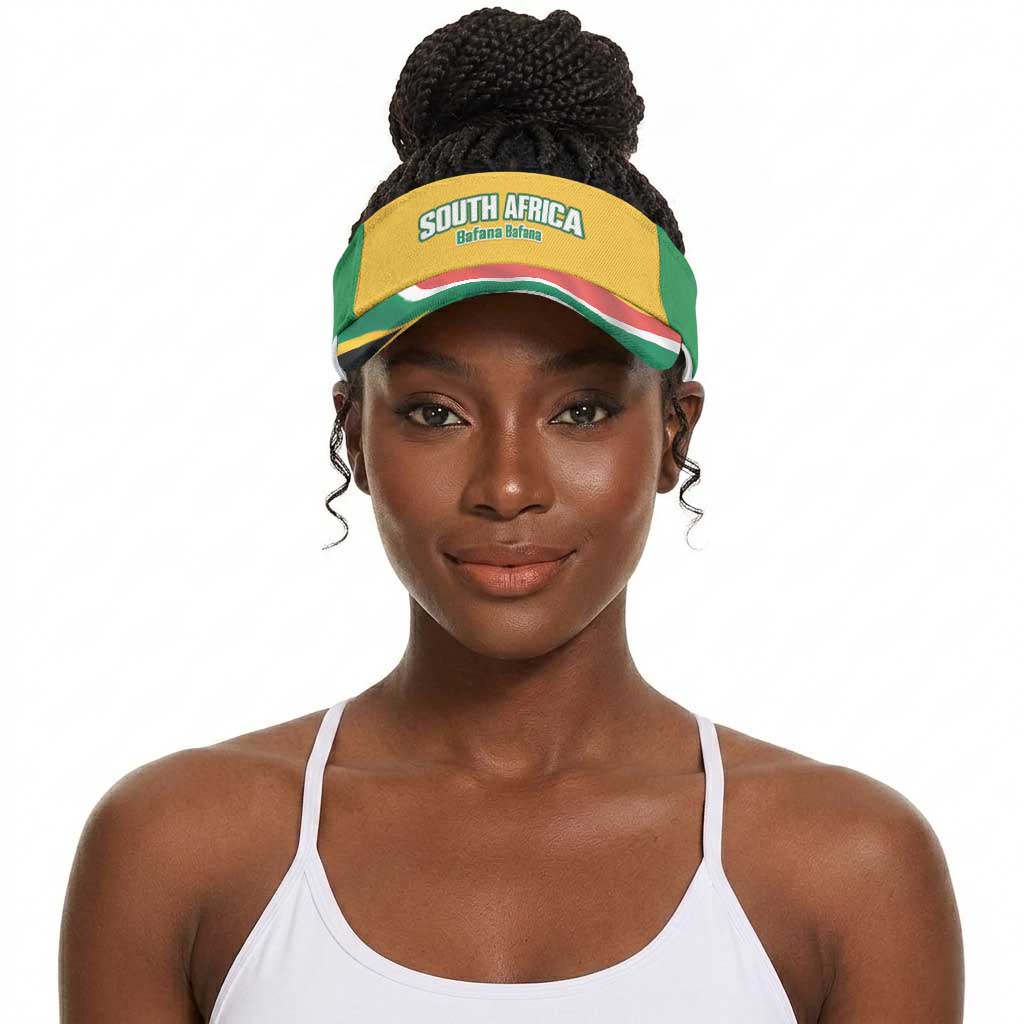 South Africa 2026 Soccer Sun Visor Cap Go Bafana Bafana