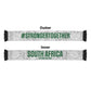 South Africa Indebe Yomhlaba Soccer Scarf Ndebele Art White Edition