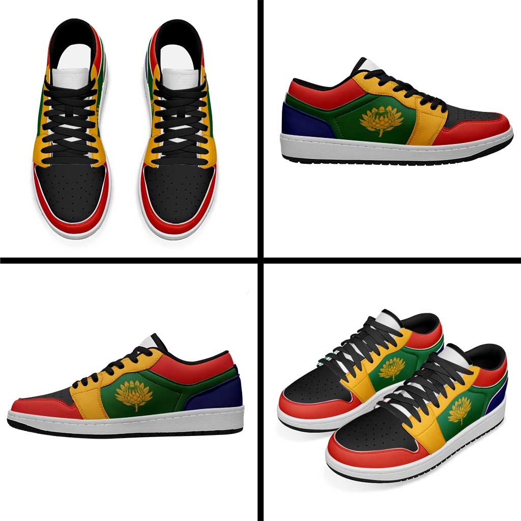 South Africa Low Sneakers Classic National Flag Style - African Pride
