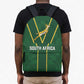 South Africa Rugby Backpack Go Champions Springboks Kente Pattern