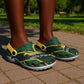 South Africa Rugby Clogs Shoes Go Champions Springboks Kente Pattern