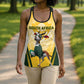 South Africa Rugby Hollow Tank Top Springboks Mascot Sporty Style
