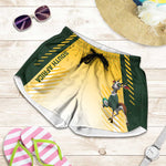South Africa Rugby Shorts for Women Springboks Mascot Sporty Style
