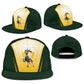 South Africa Rugby Snapback Cap Springboks Mascot Sporty Style