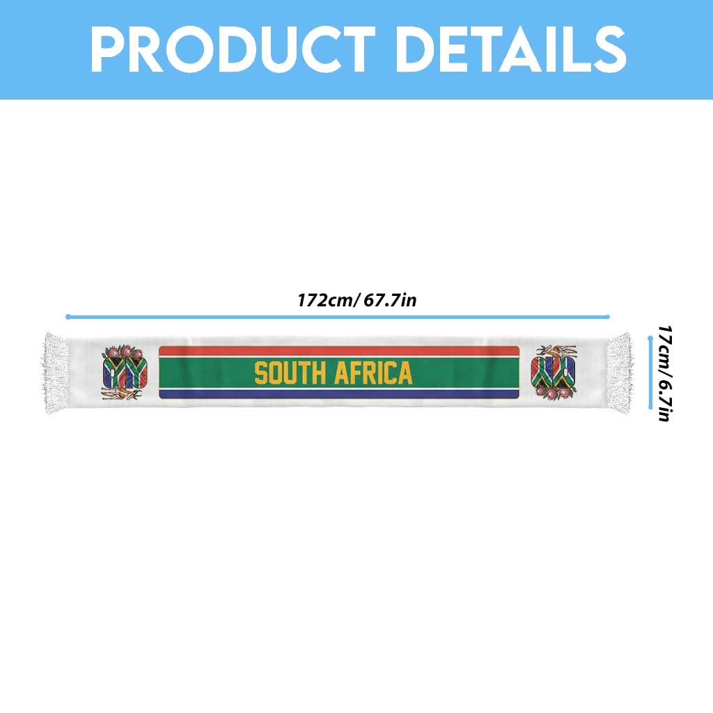 South Africa World Football 2026 Soccer Scarf One Nation Endless Spirit