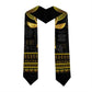 The Ankh Egyptian Hieroglyphs Graduation Stole