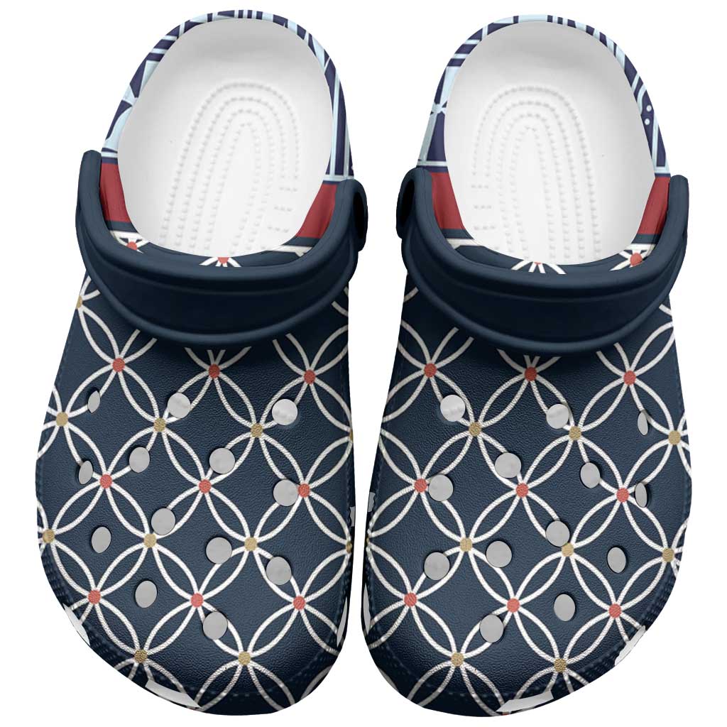 Toghu Bamenda Clogs Shoes Cameroon Traditional Pattern - African Pride