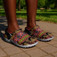 Toghu Cameroon Clogs Shoes Traditional Pattern - African Pride