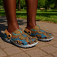 Tribal Earth African Ankara Pattern Clogs Shoes