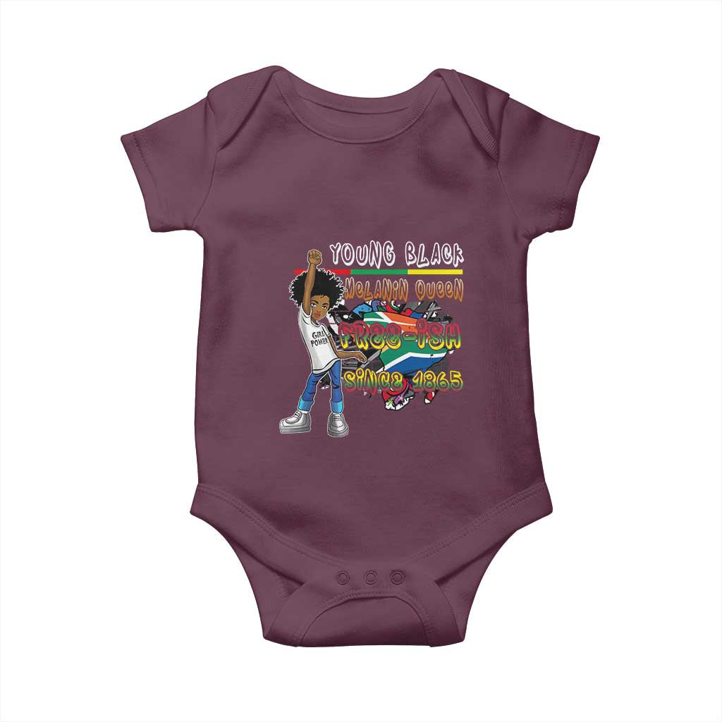 Free Ish Juneteenth Baby Onesie Freedom Day Since 1865