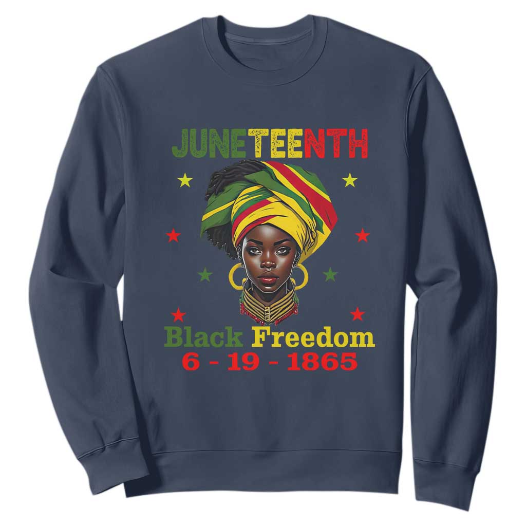 Juneteenth Black Freedom Sweatshirt Since 1865 For African Women Black Pride