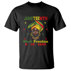 Juneteenth Black Freedom T Shirt Since 1865 For African Women Black Pride