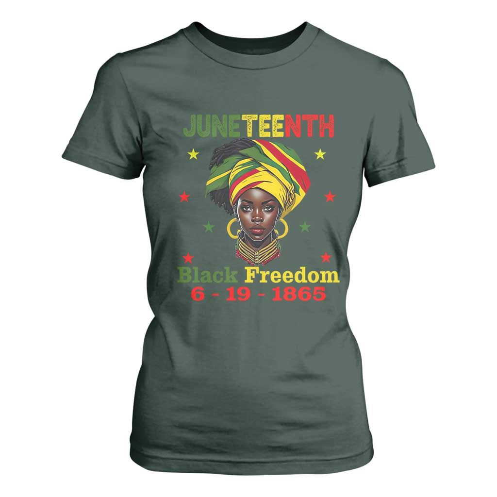 Juneteenth Black Freedom T Shirt For Women Since 1865 For African Women Black Pride