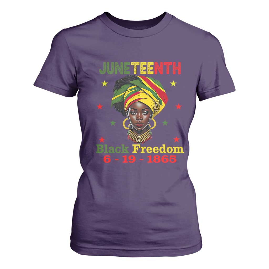 Juneteenth Black Freedom T Shirt For Women Since 1865 For African Women Black Pride