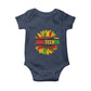 Juneteenth Baby Onesie Sunflower with Fist Black History