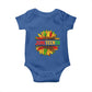 Juneteenth Baby Onesie Sunflower with Fist Black History