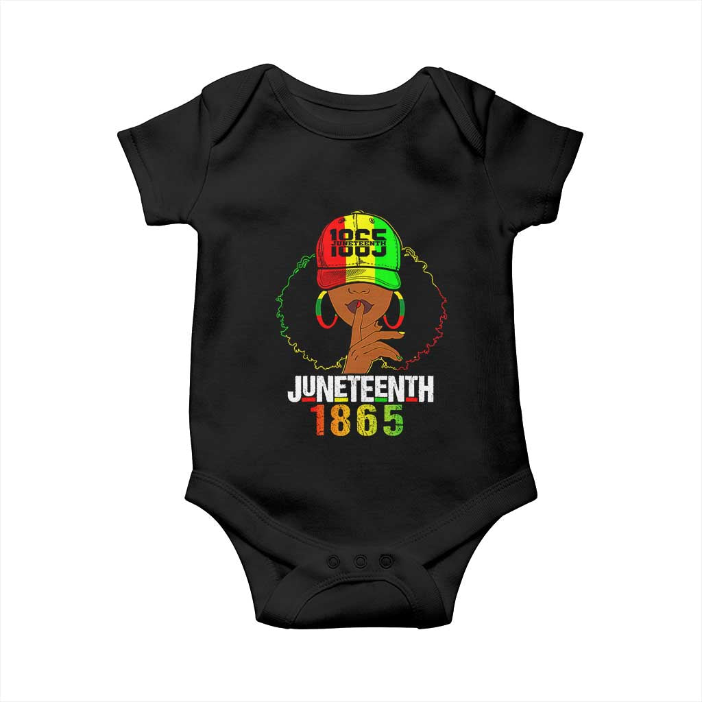 Afro Queen Baby Onesie Juneteenth 1865