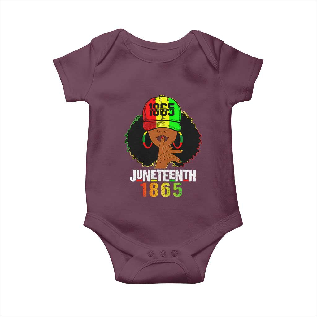 Afro Queen Baby Onesie Juneteenth 1865