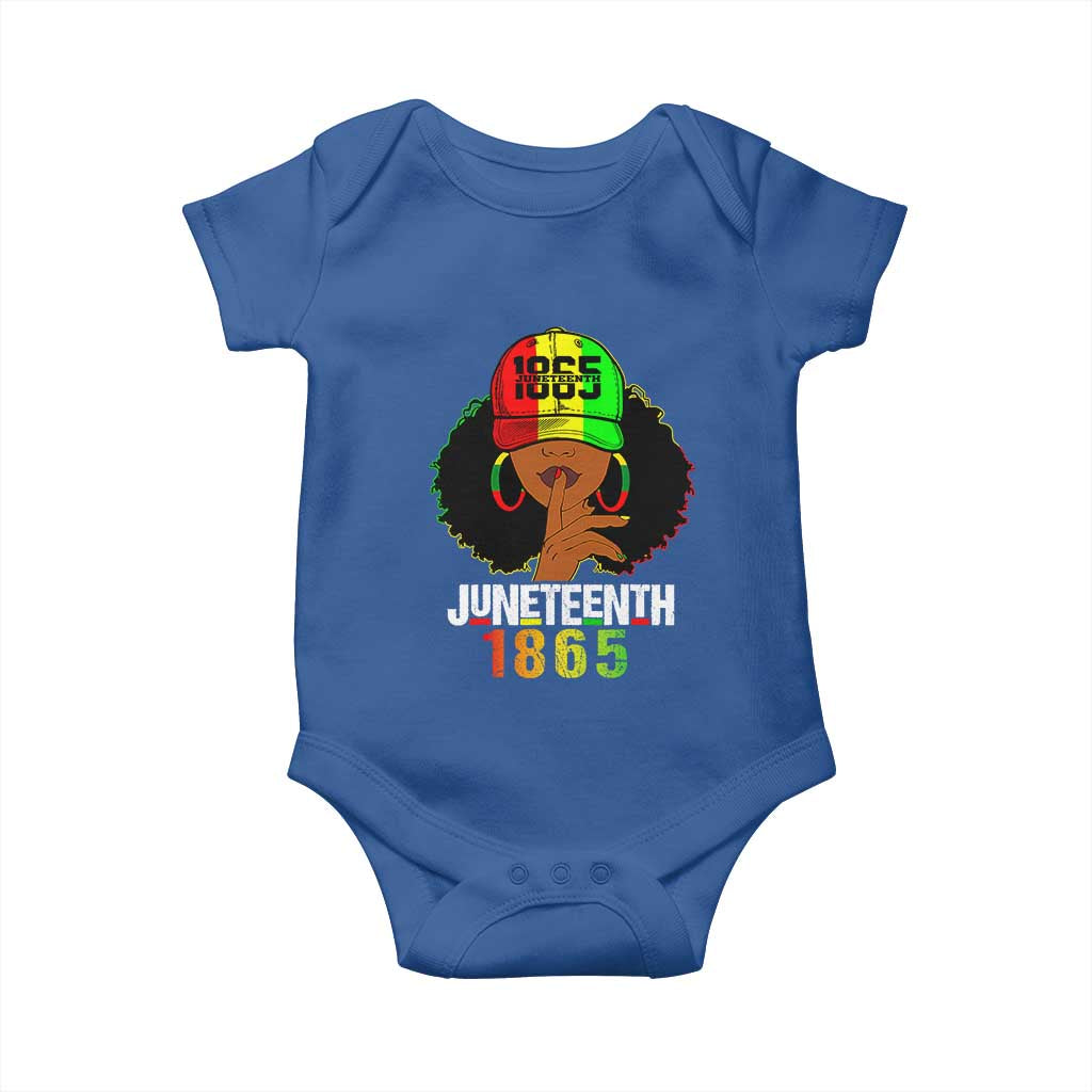 Afro Queen Baby Onesie Juneteenth 1865